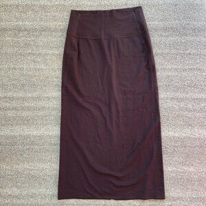 Lululemon "nulu, slim-fit, high-rise, maxi skirt"